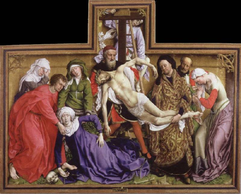 Rogier van der Weyden Deposition oil painting picture